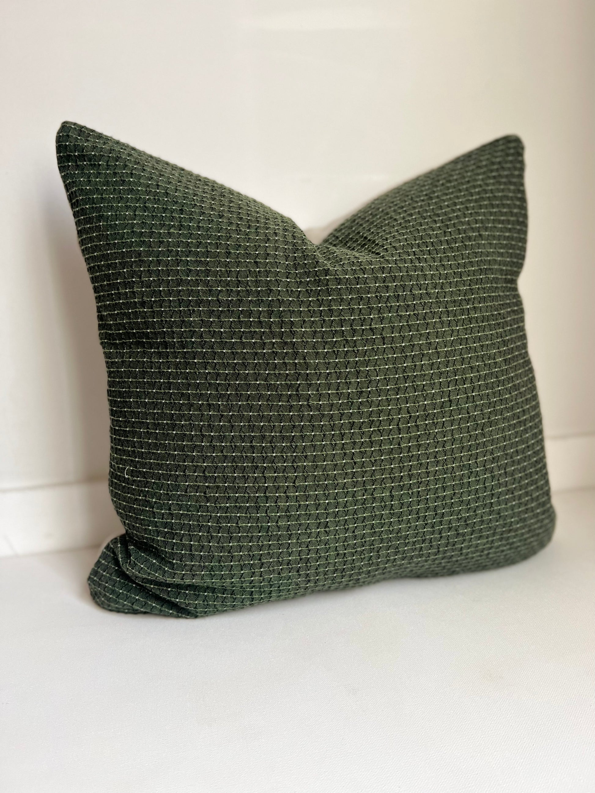 Olive top green pillow